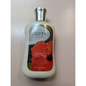 Bath & Body Works Exotic Coconut Body Lotion Pleasures Rare Retired Bbw Bath And